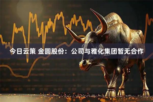 今日云策 金圆股份：公司与雅化集团暂无合作