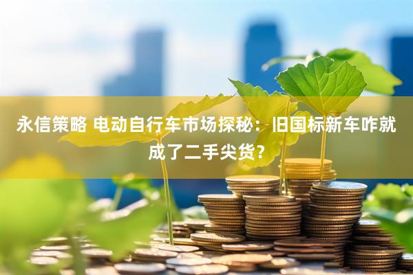 永信策略 电动自行车市场探秘：旧国标新车咋就成了二手尖货？